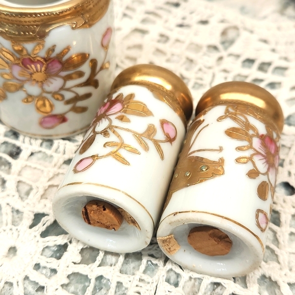 VTG Gold Condiments Set - Picture 5 of 15